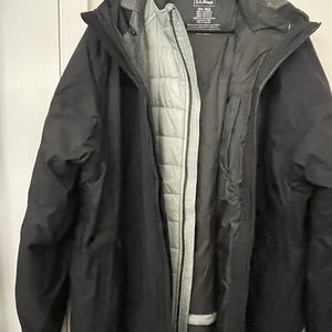 L.L.Bean Men's Ski Jacket Waterproof 3-in-1